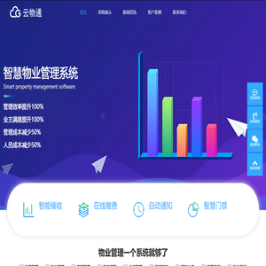物业收费管理系统_智慧社区小区物业管理软件系统-云物通